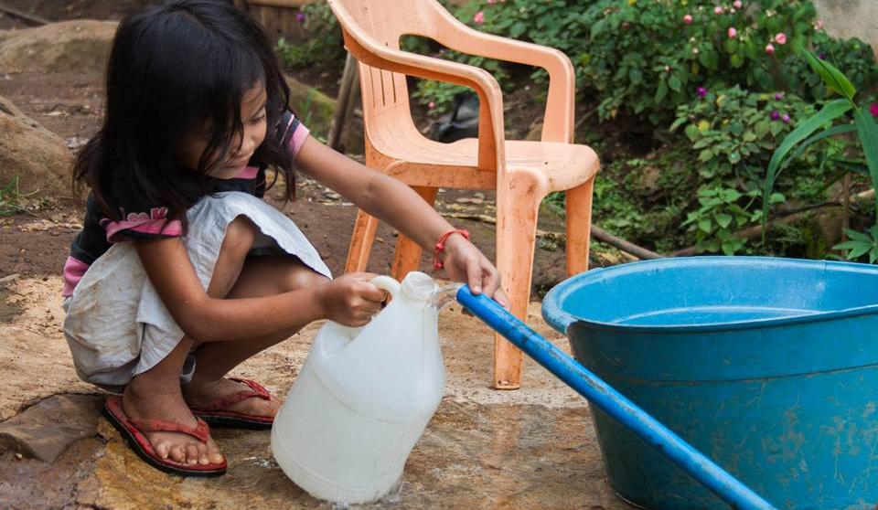 Access to clean water, thanks to the partnership between BSF Philippines and Surge for Water.