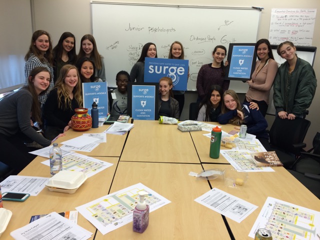 Parker School Club meeting for World Water Day