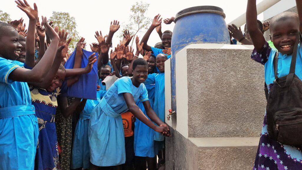 Bugoi Primary School Girls Appreciate The New Sanitation Facility
