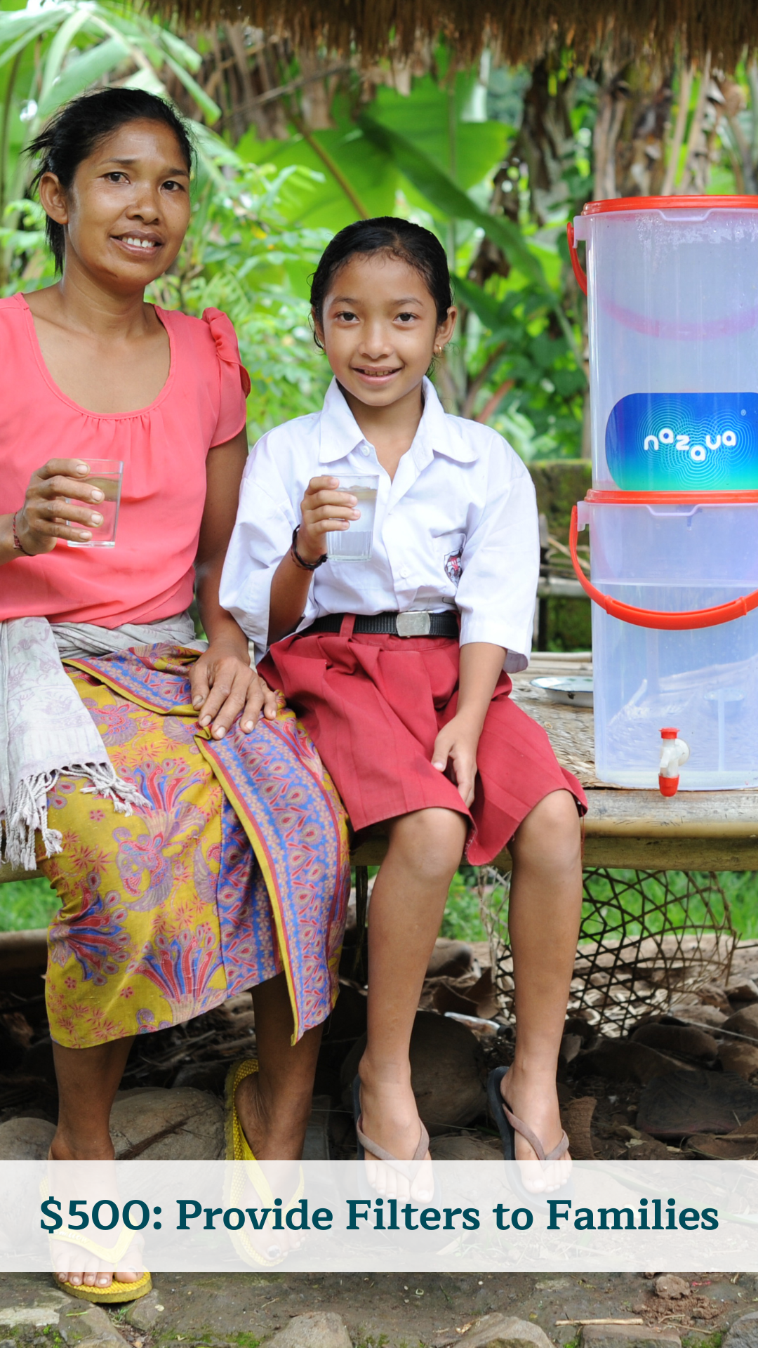 $500: Provide Filters to Families