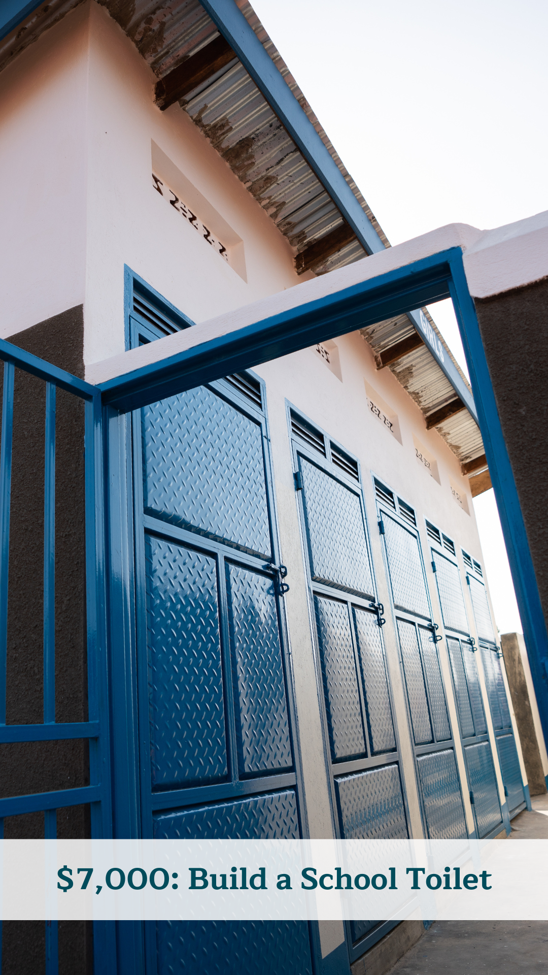 $7,000: Build a School Toilet