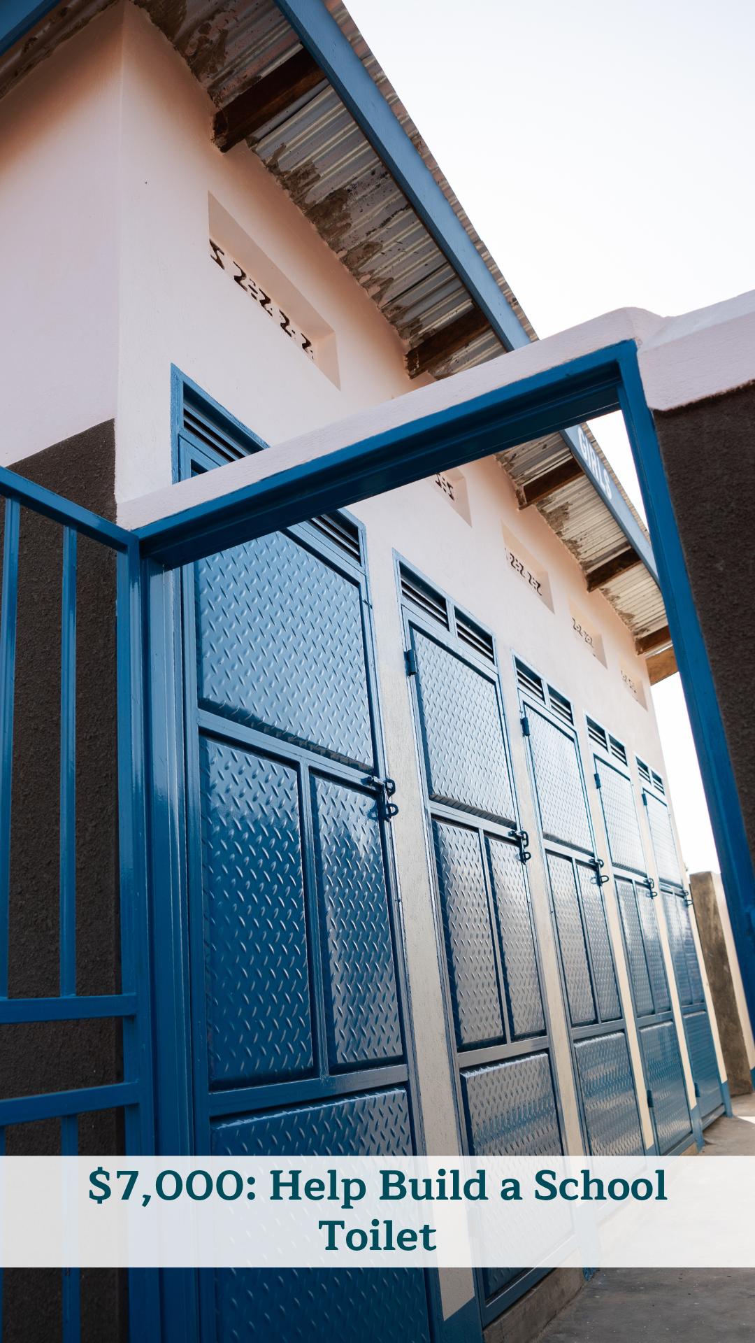 $7,000 - Help Build a School Toilet